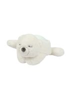 Nattou éjjeli fény projektor zenélő plüss jegesmedve - fehér