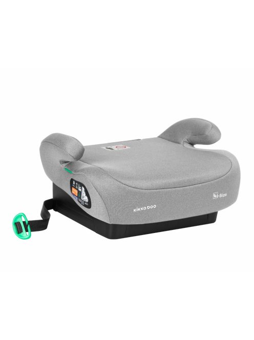 Kikkaboo ülésmagasító i-Go i-Size Beltfix 125-150cm - világosszürke