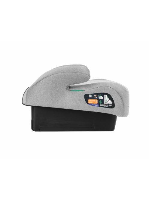 Kikkaboo ülésmagasító i-Go i-Size Beltfix 125-150cm - világosszürke