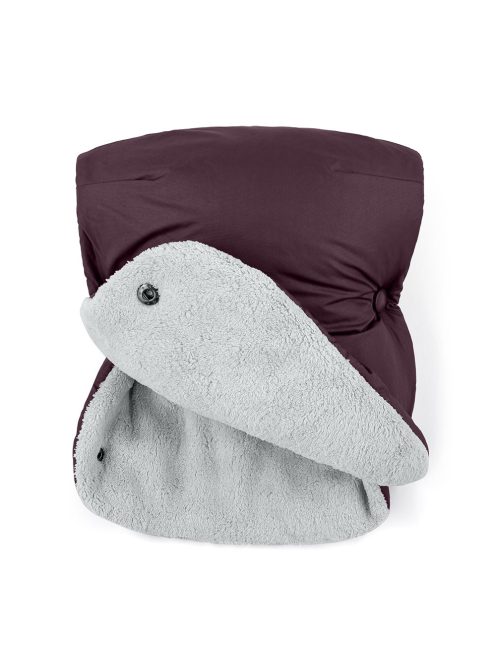Petite and Mars Téli szett Jibot 3in1 bundazsák és kézmelegítő kesztyû babakocsira Jasie Mysterious Plum