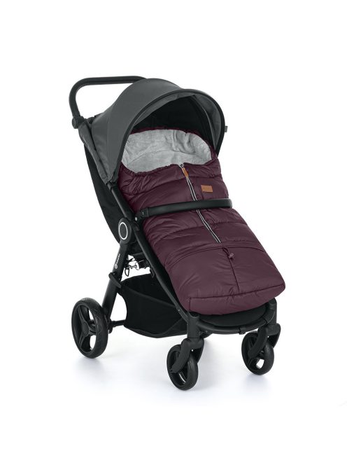 Petite and Mars Téli szett Jibot 3in1 bundazsák és kézmelegítő kesztyû babakocsira Jasie Mysterious Plum