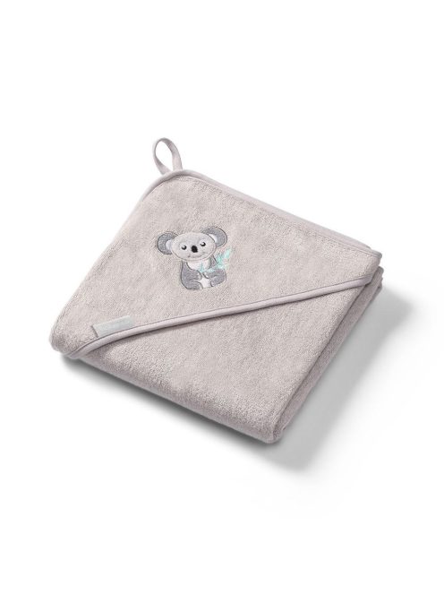 BabyOno fürdőlepedő kapucnis bambusz 100x100cm - szürke koala 346/06