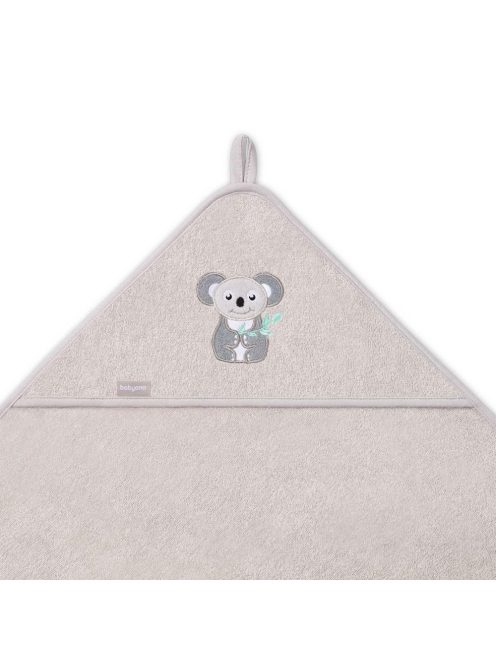 BabyOno fürdőlepedő kapucnis bambusz 100x100cm - szürke koala 346/06