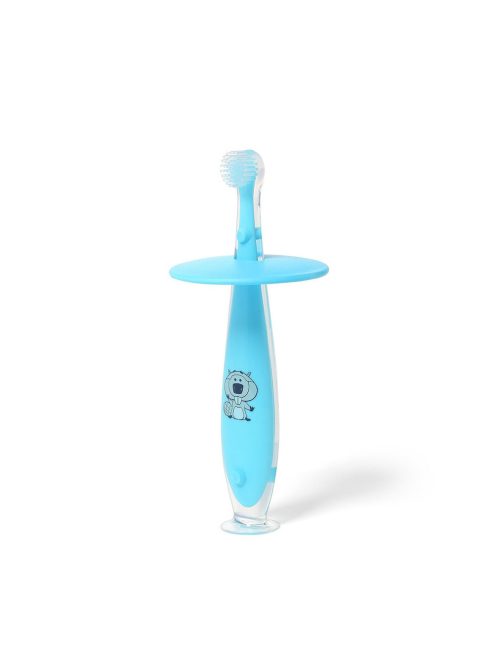 BabyOno szilikon fogkefe 6 hó - kék 551/03