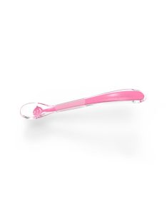   BabyOno Babamosoly etetőkanál puha szilikon - rózsaszín 1460/02