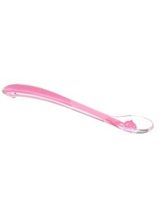   BabyOno Babamosoly etetőkanál puha szilikon - rózsaszín 1460/02