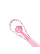 BabyOno Babamosoly etetőkanál puha szilikon - rózsaszín 1460/02