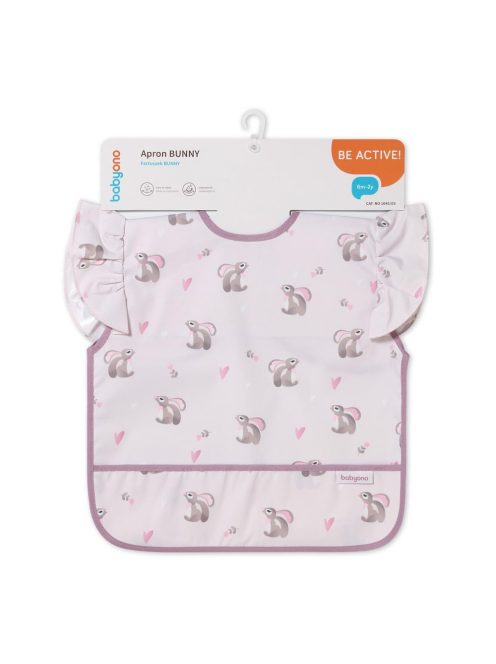 BabyOno Bunny vízálló előke 6hó-2év 1641/03