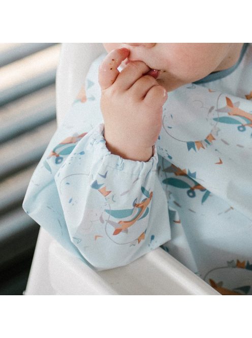 BabyOno előke - hosszú ujjas vízálló Plane 6hó-2év 1476/03