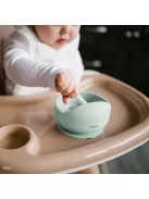 BabyOno tálka szilikon tapadó aljú - menta 1481/03