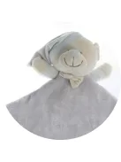 Gamberritos szundikendő plüss maci és csillagmintás hálósapkás maci - szürke 10877