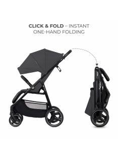 Kinderkraft Trig 3 sport babakocsi 22 kg-ig - Granite grey