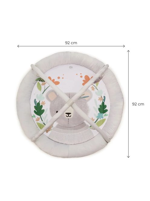 Kinderkraft játszószőnyeg CozyPlay szürke