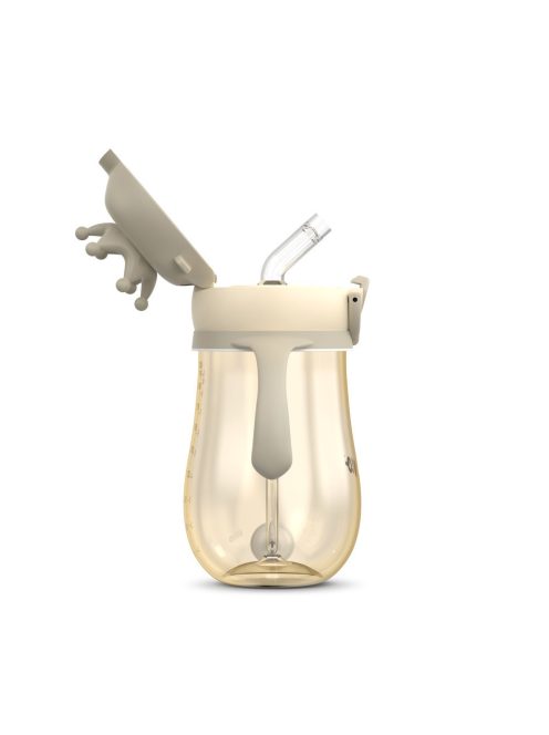 Neno szívószálas itatópohár MIO2 280ml - barna