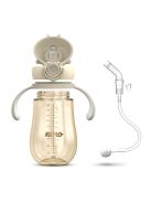 Neno szívószálas itatópohár MIO2 280ml - barna