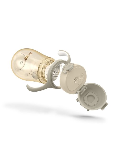 Neno szívószálas itatópohár MIO2 280ml - barna