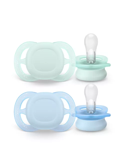 Philips AVENT Játszócumi Ultra Start 0-2hó fiús 2db - neutral