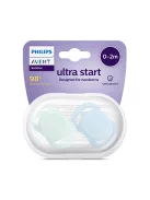 Philips AVENT Játszócumi Ultra Start 0-2hó fiús 2db - neutral