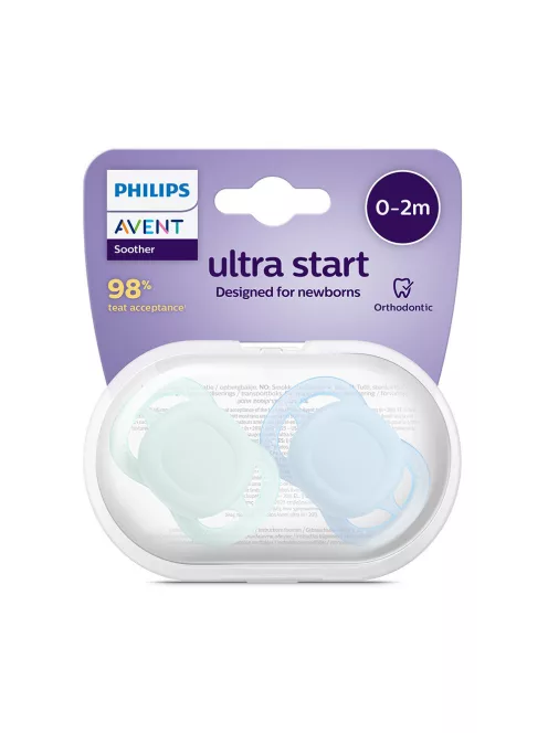 Philips AVENT Játszócumi Ultra Start 0-2hó fiús 2db - neutral