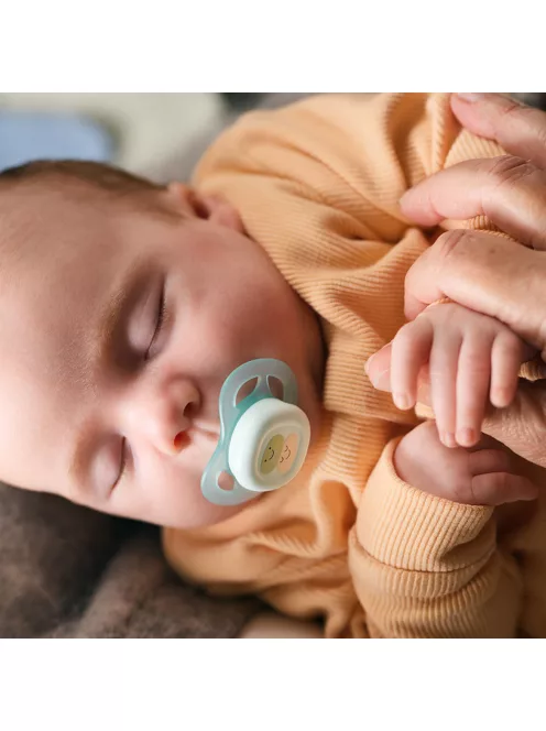 Philips AVENT Játszócumi Ultra Start 0-2hó fiús 2db - mintás