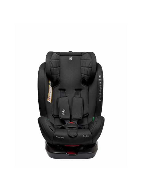 Kikkaboo gyerekülés i-Trip 360 fok i-Size Isofix 40-150 cm fekete