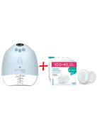 BabyOno Megan elektromos mellszívó, viselhető - 100 plusz 40db melltartóbetéttel 1001 - 296/140
