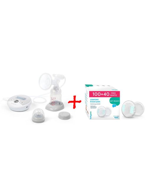 BabyOno mellszívó Nurse Pro elektromos, kétfázisú - 100 plusz 40db melltartóbetéttel 1483 - 296/140