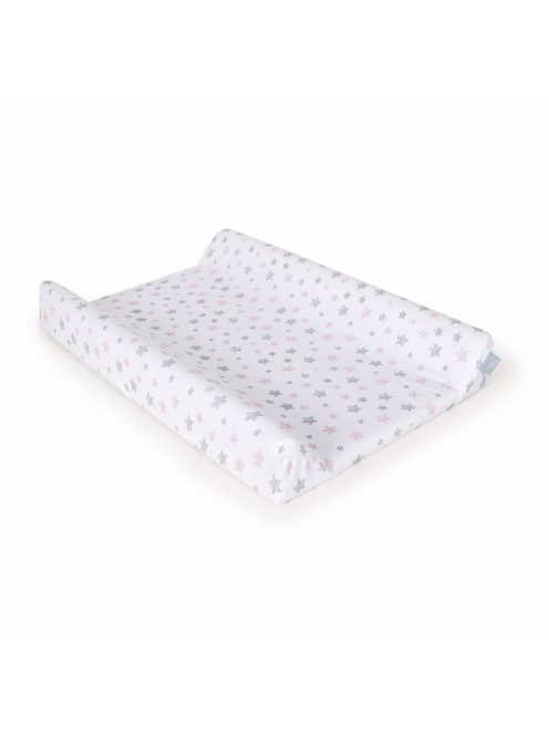 Ceba pelenkázólap huzat pamut (50x70-80) 2db/csomag - Candy pink pink csillagos