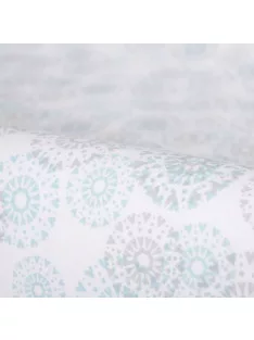   Ceba pelenkázólap huzat pamut (50x70-80) 2db/csomag - Szürke Dande mandala