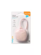 BabyOno Cumitartó tok 2cuminak szilikon - rózsaszín 1656/02