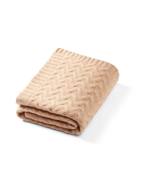 BabyOno Babatakaró merino gyapjú kötött 75x100cm - sötét bézs 1648/02