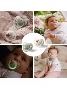BabyOno Játszócumi anatómiai szilikon dupla So Cute 6-18 hó 1670/02