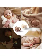 BabyOno Játszócumi szimmetrikus szilikon dupla Sweet Love 0-6 hó 1669/01
