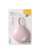 BabyOno Cumitartó tok 2 cuminak szilikon cipzárral - rózsaszín 1569/02