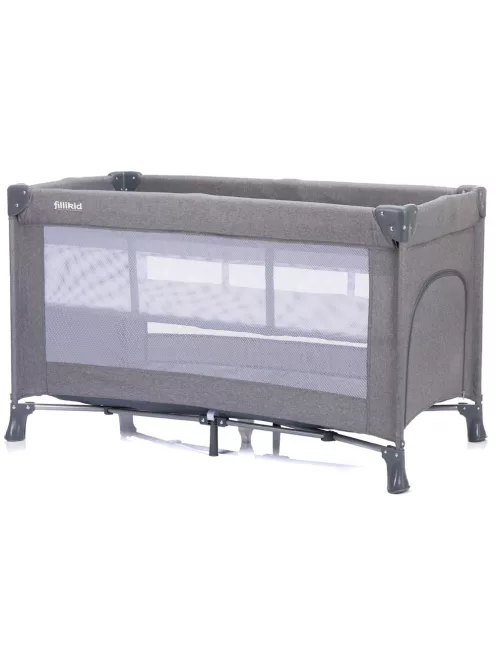Fillikid Utazóágy Milano 120x60cm 4067-17 - szürke