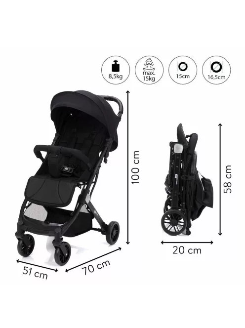 Fill sportbabakocsi Styler fekete AS700-06