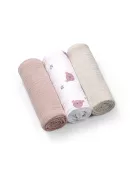 BabyOno Textilpelenka színes 3db gyűrt muszlin - szürke 828/03