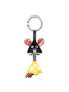 BabyOno Függő csörgő kontrasztos színekkel MOUSE 1676