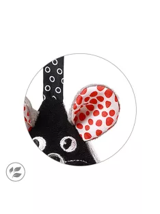 BabyOno Függő csörgő kontrasztos színekkel MOUSE 1676