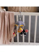 BabyOno Játék babakocsira kontrasztos színekben MOUSE 1678