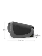 Kinderkraft gyerekülés Unity 2 i-Size Isofix 100-150cm szürke