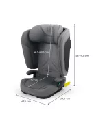 Kinderkraft gyerekülés Unity 2 i-Size Isofix 100-150cm szürke