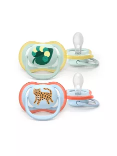   Philips AVENT Játszócumi Ultra Air 0-6hó fiús 2db - leopárd 