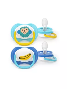   Philips AVENT Játszócumi Ultra Air 6-18hó fiús 2db - majom