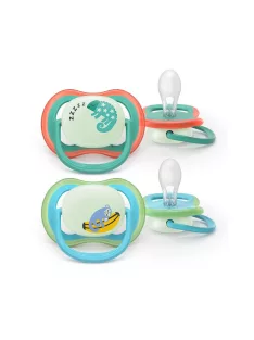   Philips AVENT játszócumi Ultra Air éjszakai kaméleon 6-18hó fiús 2db