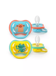 Philips AVENT Játszócumi Ultra Air 18hó fiús 2db - majom