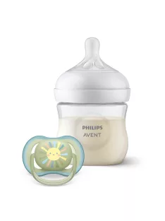   Philips AVENT cumisüveg Natural Response 125ml és Ultra Air 0-6hó játszócumi
