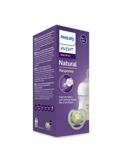 Philips AVENT cumisüveg Natural Response 125ml és Ultra Air 0-6hó játszócumi
