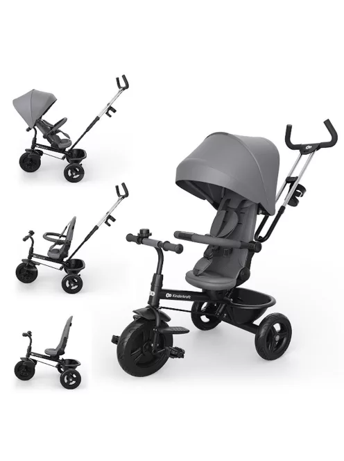 Kinderkraft tricikli Aston 2 Plus grey