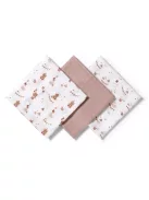 BabyOno Textilpelenka színes 3db bambusz - barna 397/15